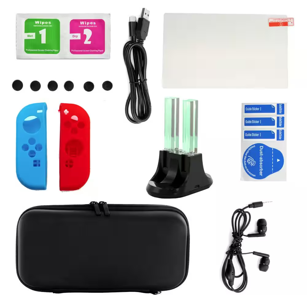 14-In-1 Accessories Kit for Nintendo Switch