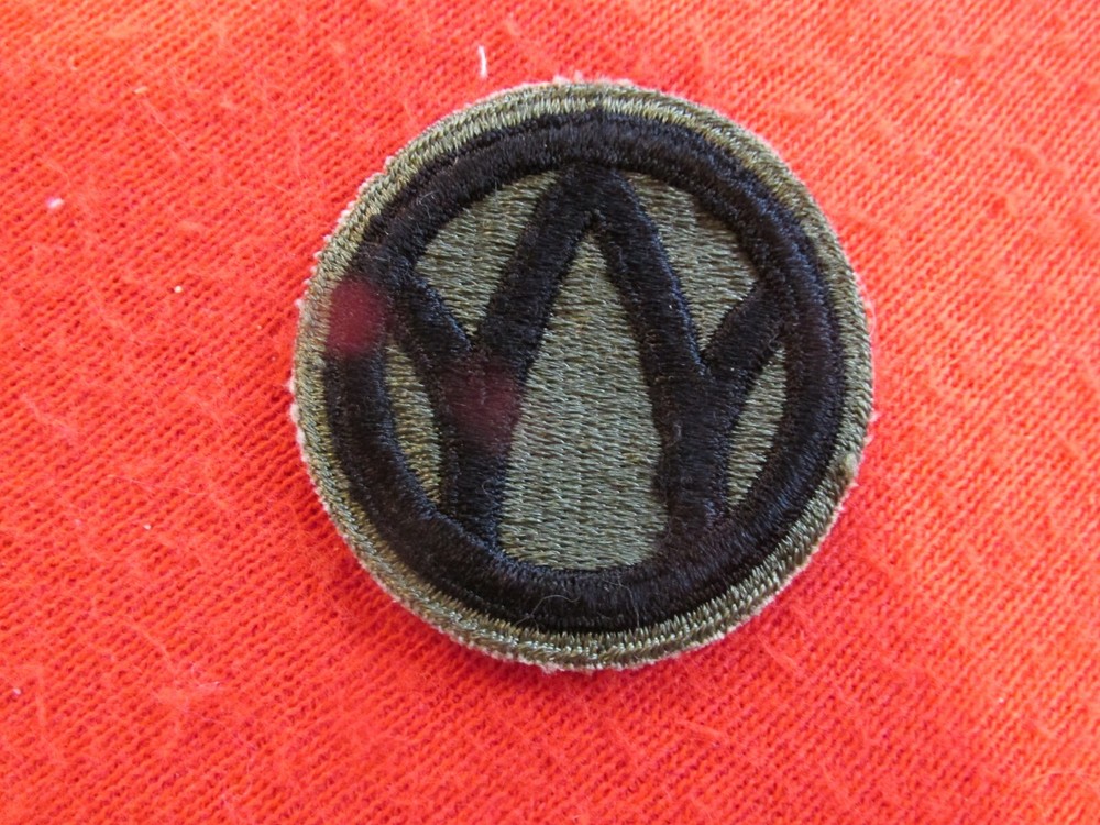 US Army 89th Division patch cut edge fully Embroidered no glow