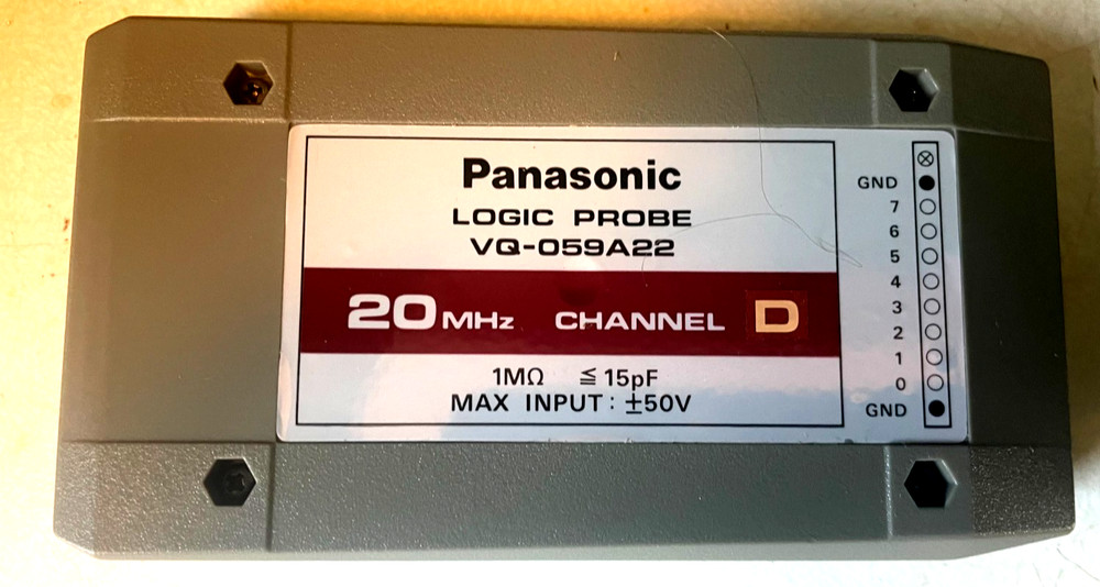 Panasonic VQ-059A22 Logic Probes, Set of Five with Test Leads