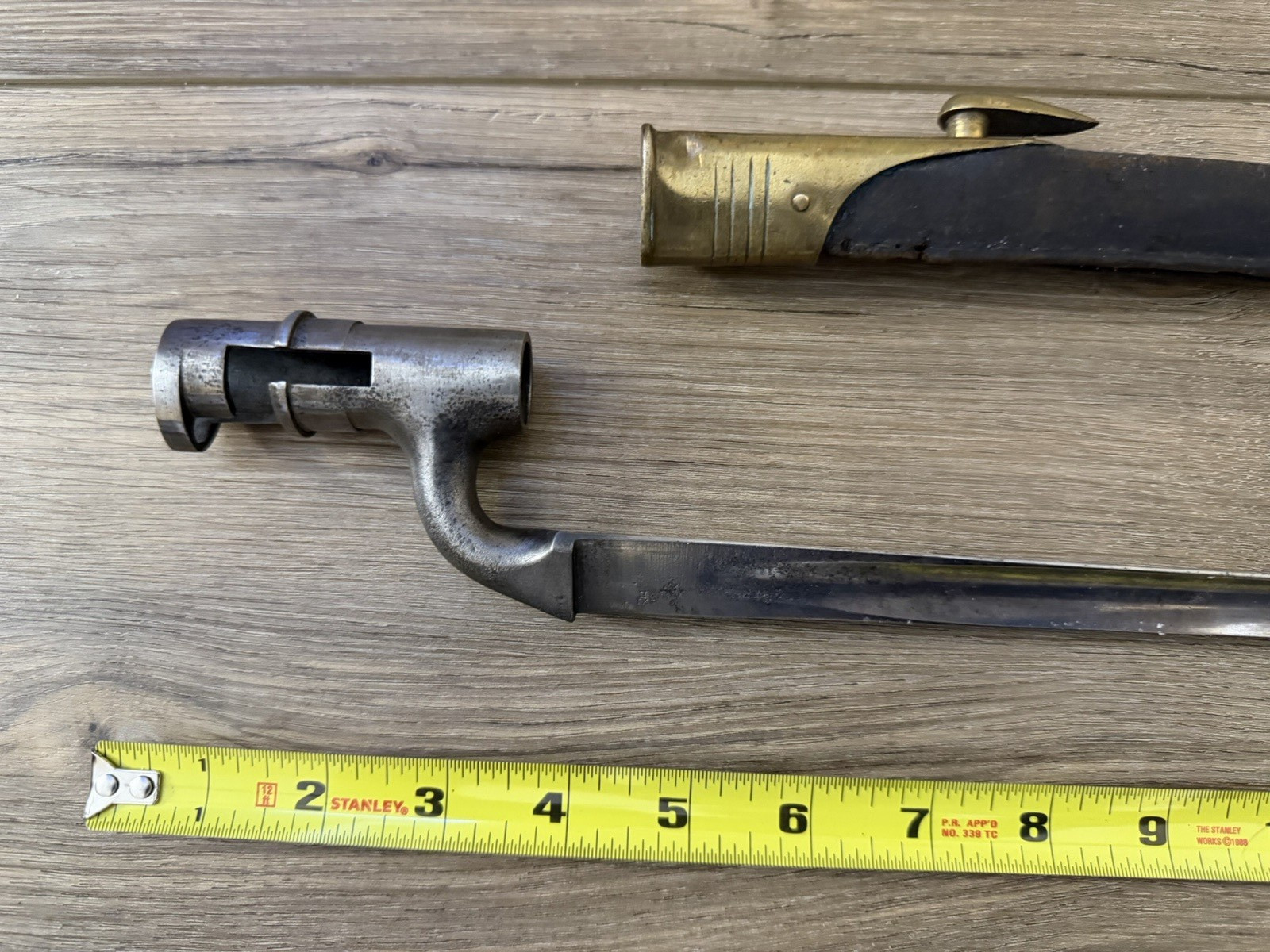 Zulu War Era British Pattern 1876 Martini-Henry Rifle Socket Bayonet!