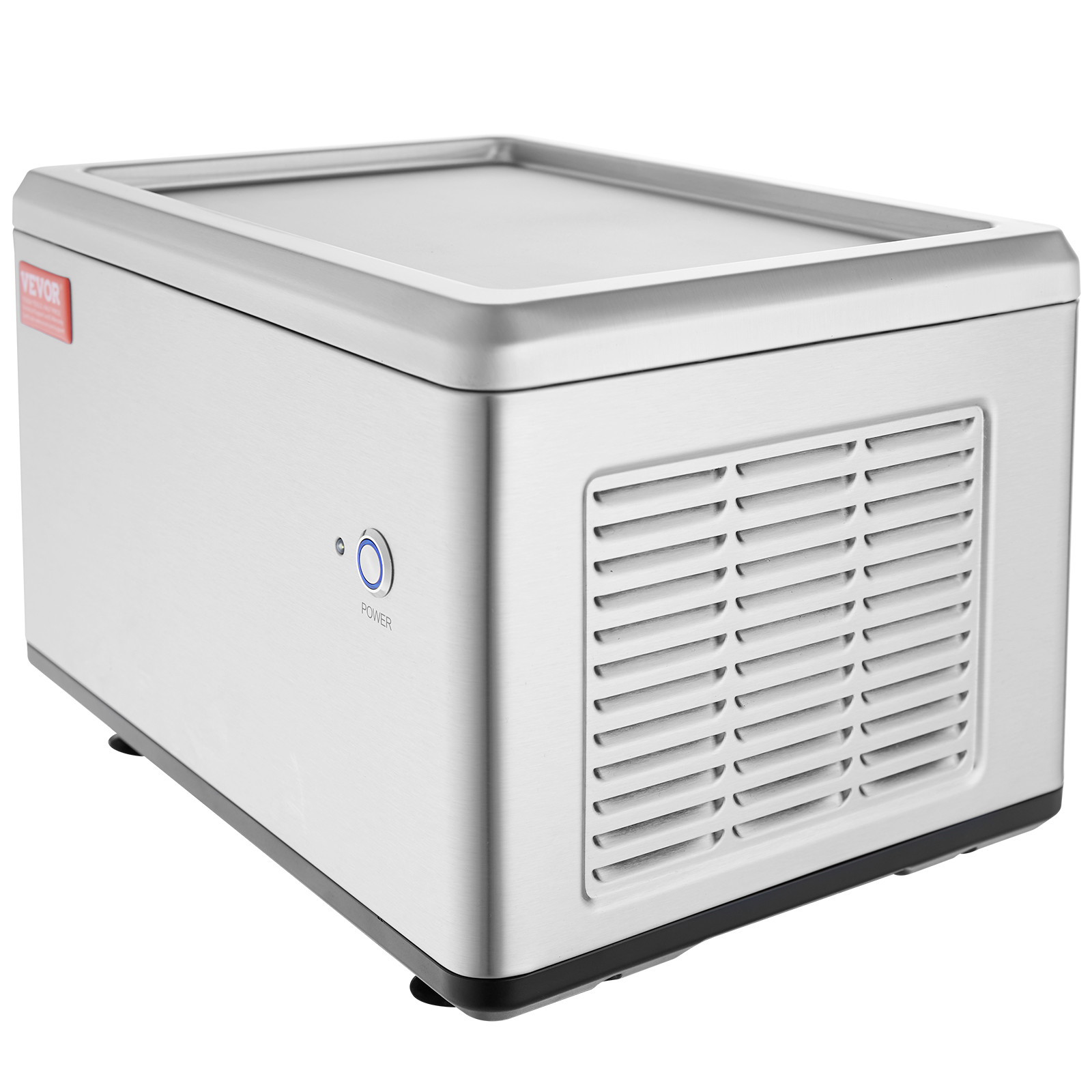 VEVOR Fried Ice Cream Roll Machine Rolled Ice Cream Maker 12.6 x 8.5 inch Pan