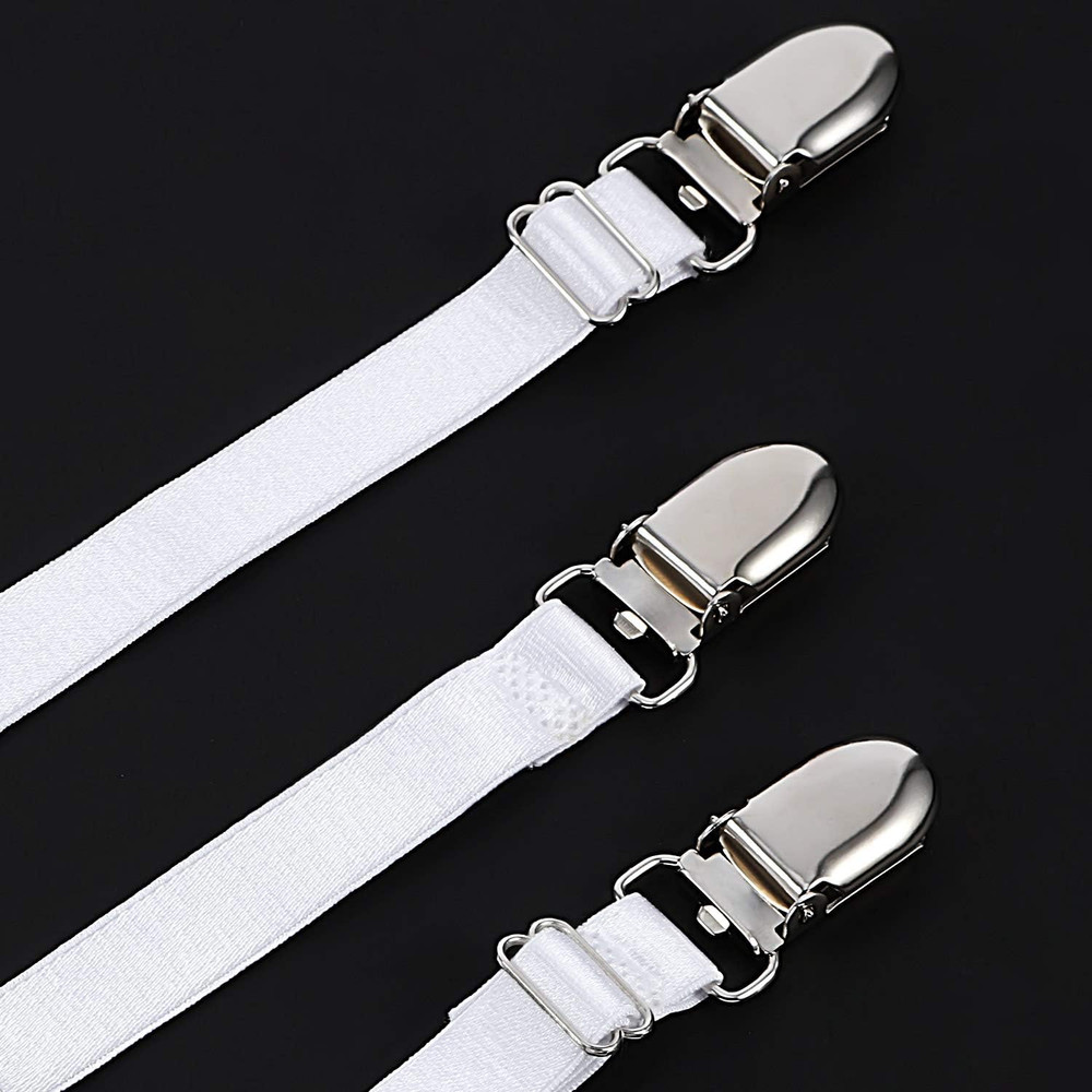 12 Pcs Bed Sheet Clips Straps Sheet Corner Straps Holder Adjustable Mattress Cli