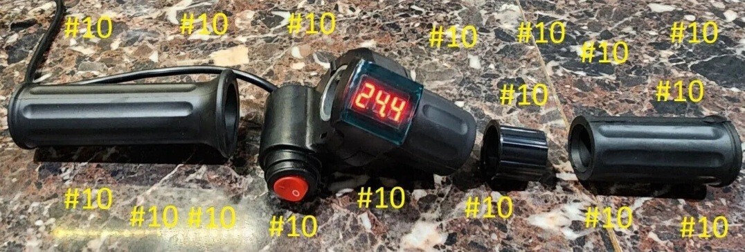 Razor 36v E300,E325,MX350,MX400 electrical kit 36 Over Volt Kit