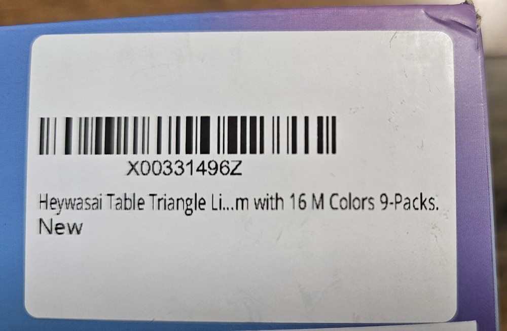 HEYWASAI Table Triangle Quantum LIGHTS 9 Pack