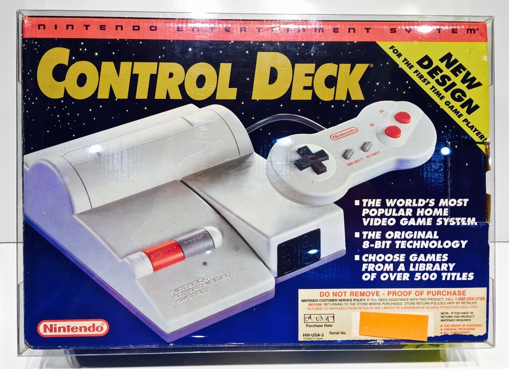1 Console Box Protector For NES TOP LOADER Display Case Boxes Nintendo