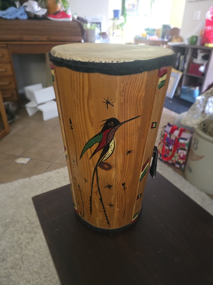 Absolute hand made hand painted Jamaican drum !!!