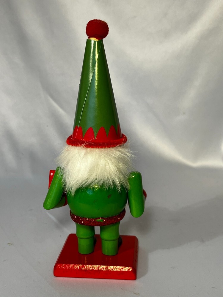CHRISTMAS ELF GNOME NUTCRACKER~Present*Hat