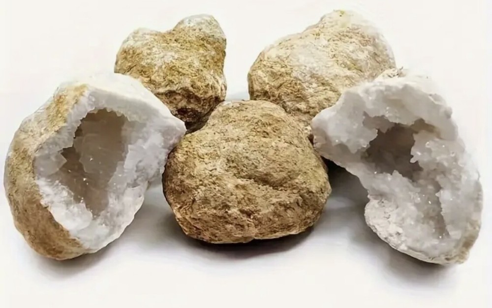 Unopened Natural Agate Geode Crystal Cluster | Crystal