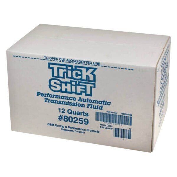 B&M Universal Trick Shift Automatic Transmission Fluid 12 Single Quart Bottles