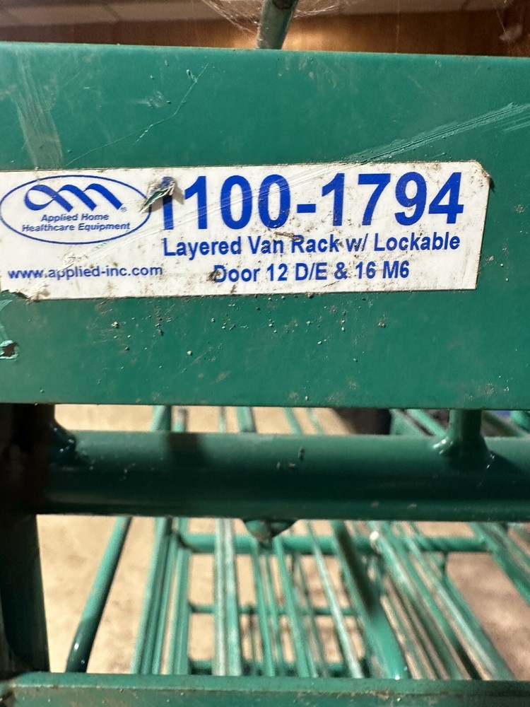 Van Oxygen Bottle Rack