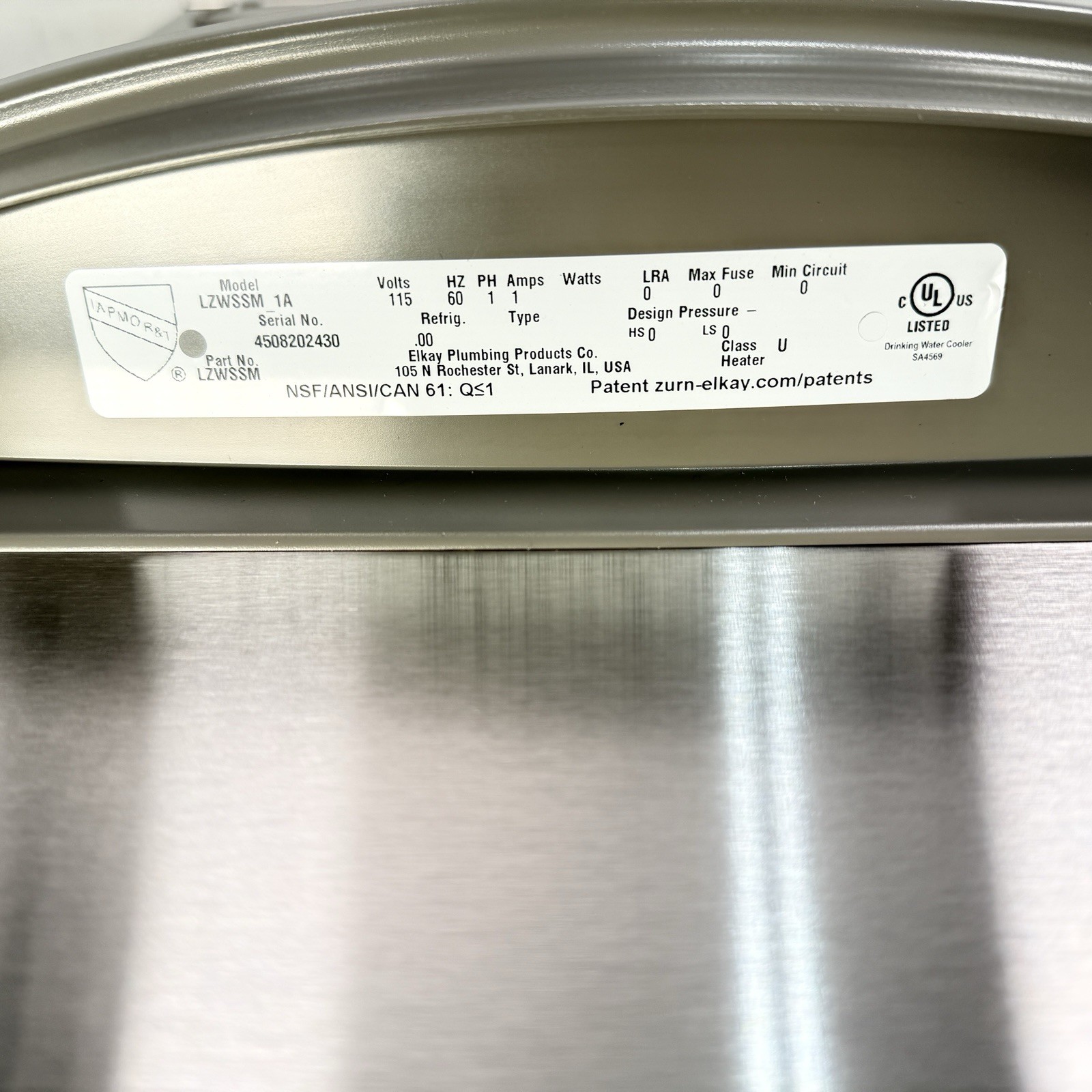 Elkay LZWSSM EZH2O Surface Mount, Filtered, Bottle Filling Station, Non-Refrig