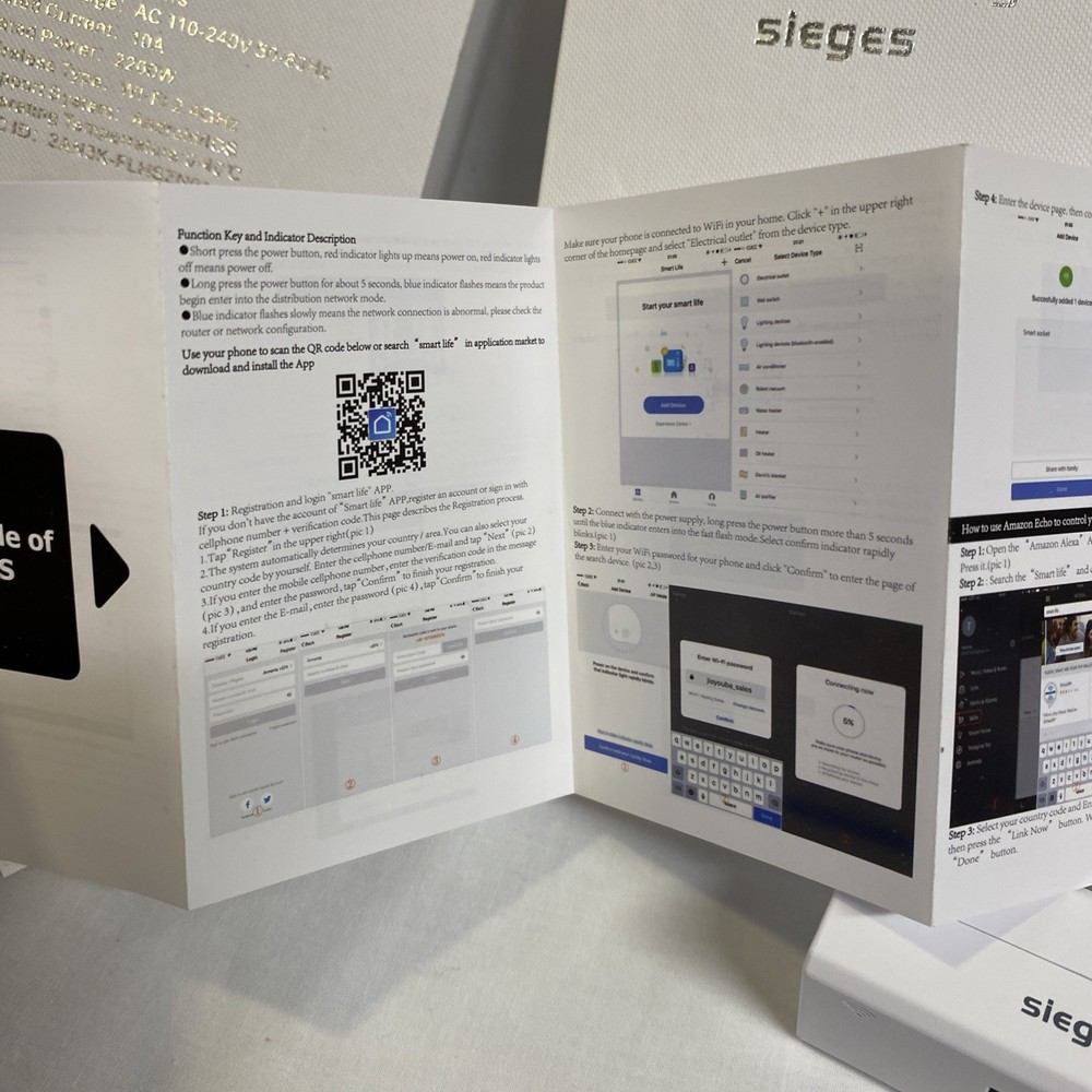 Smart WiFi Plugs - 2 Pack New