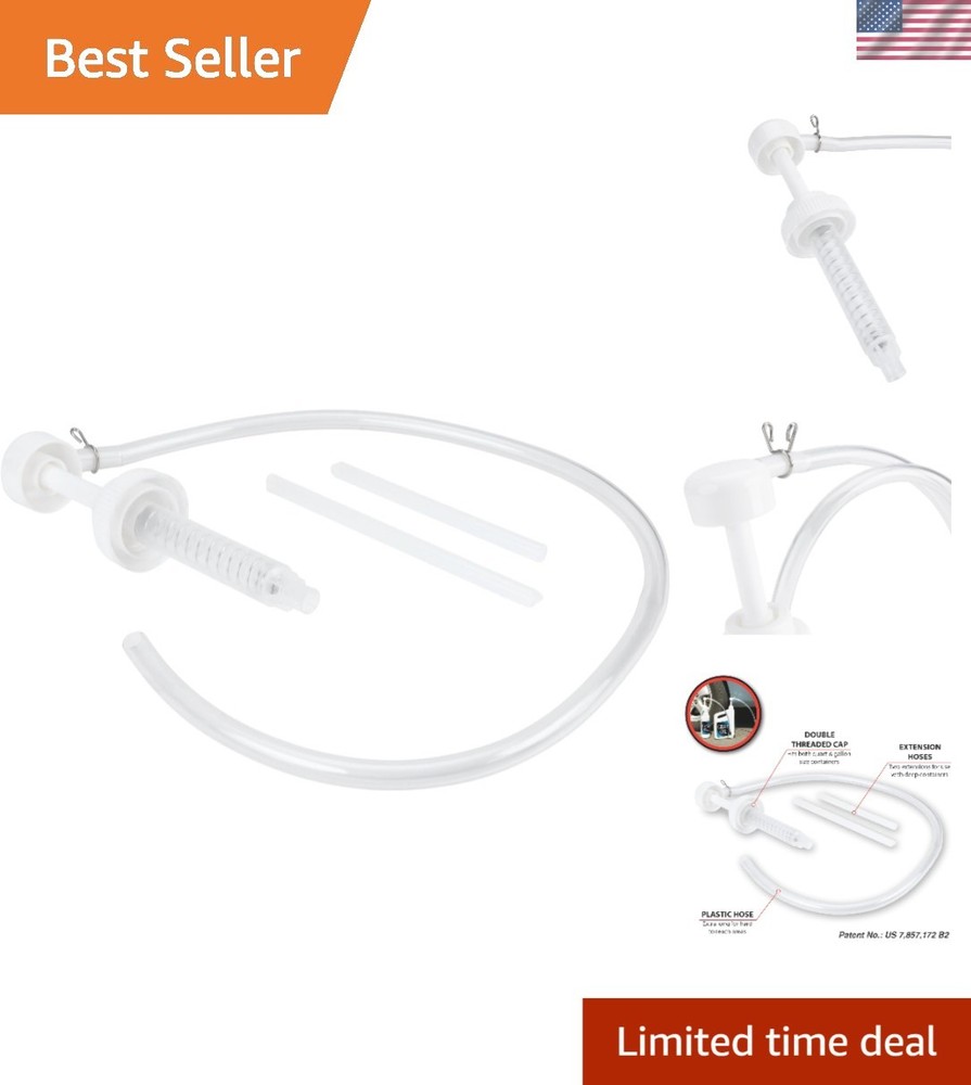 Versatile Fluid Pump & Hose for Efficient Vehicle Oil Changes - Patented Design