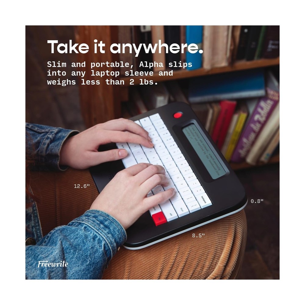 Freewrite Alpha | Distraction-Free Word Processor | Portable Digital Typewrit...