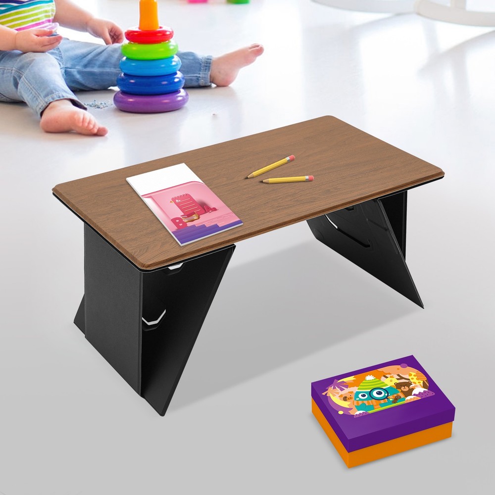 Folding Lap Desk with Angle Adjustable Portable Foldable Laptop Table Bed Desk