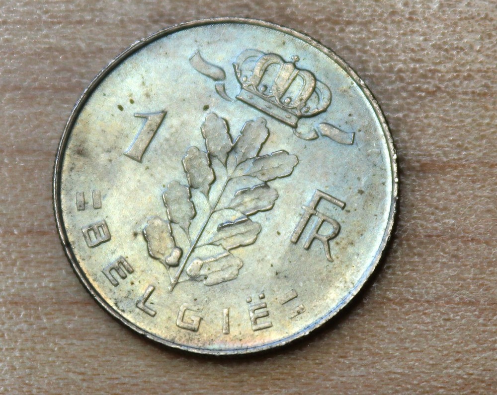 1975 Belgium 1 Franc Dutch text