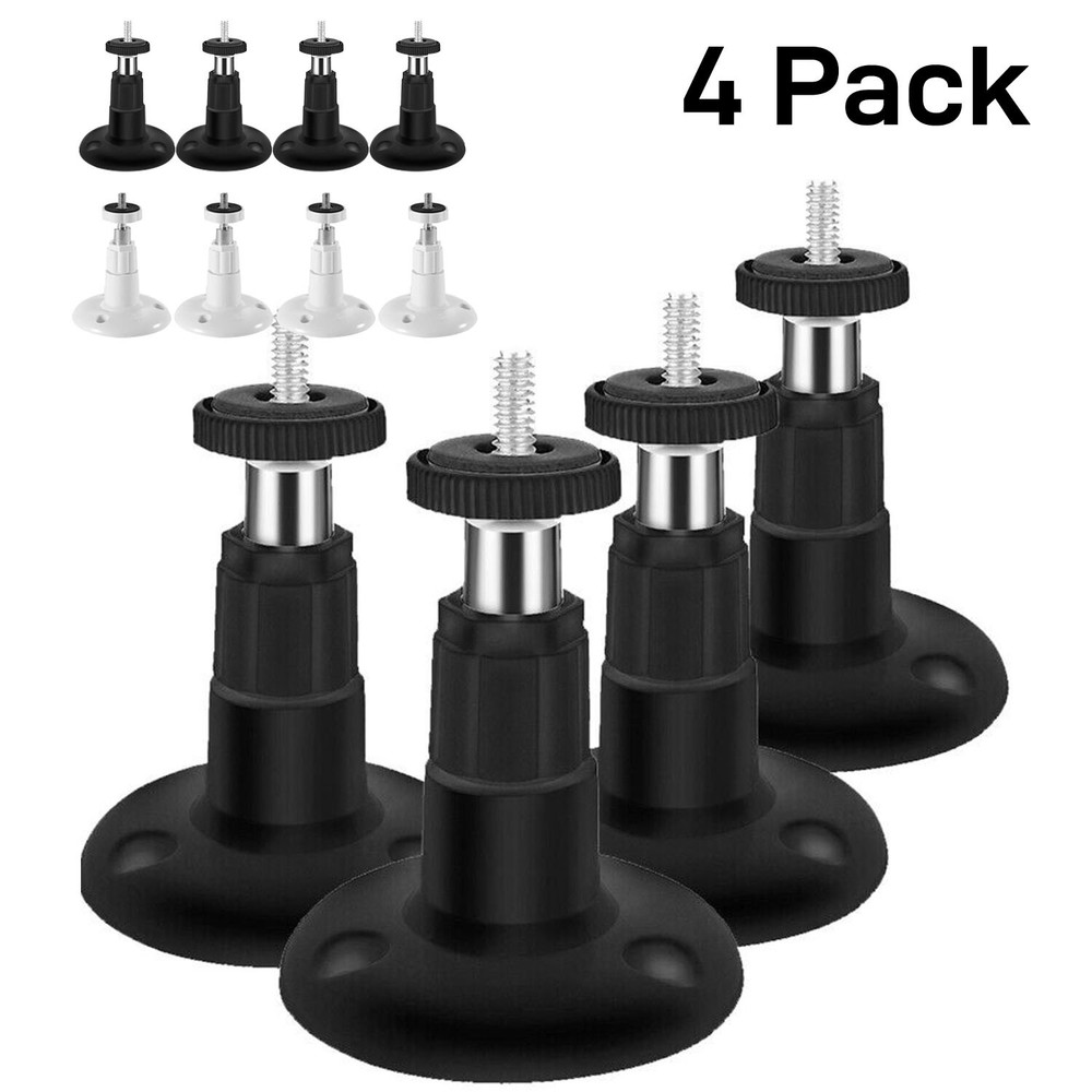 4 Pack 360° Adjustable Mount for Arlo Pro Security Camera Flexible Bracket