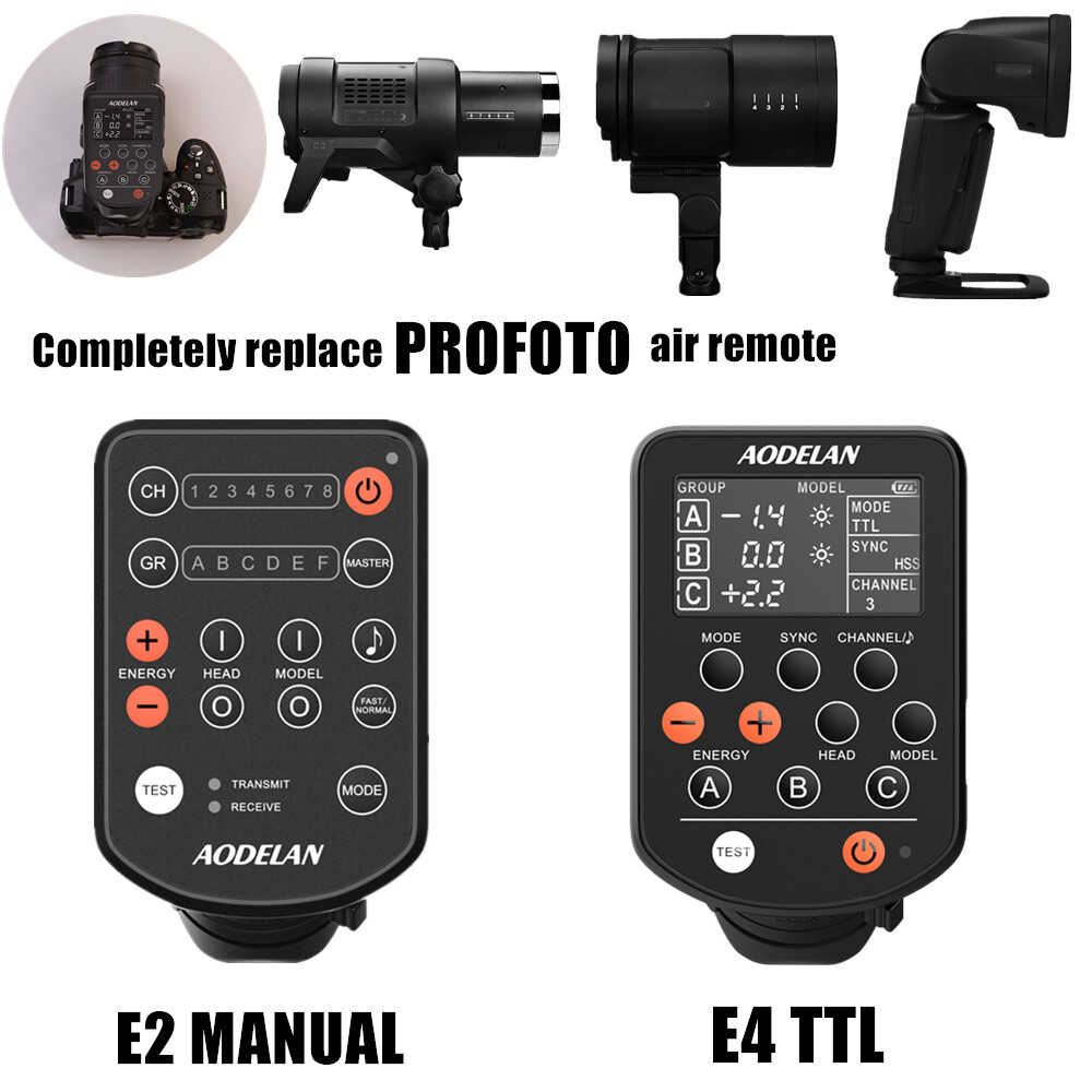 E4 Wireless Flash Trigger for Profoto A1 B2 B10 Replace Profoto Air TTL Remote