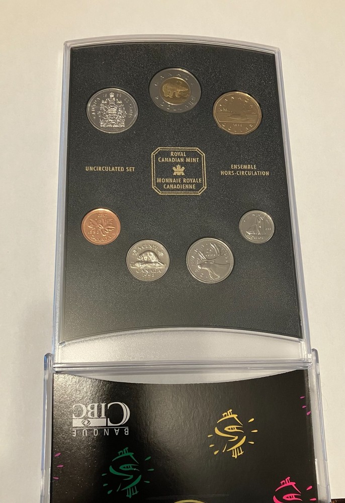 1998 Canada Uncirculated Mint 7 Coin Set- CIBC Smart Start