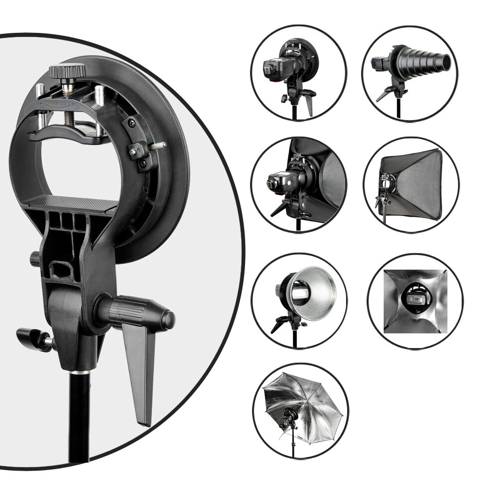 Godox 40 * 40cm / 15" * 15" Softbox Diffuser with S-type Bracket Bowens C9M4