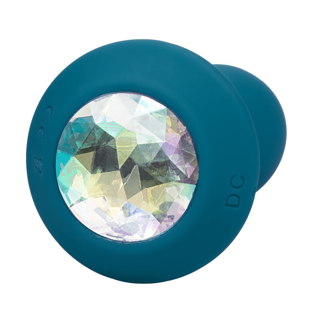 Butt Plug Power Gem Vibrating Petite Crystal Probe Blue