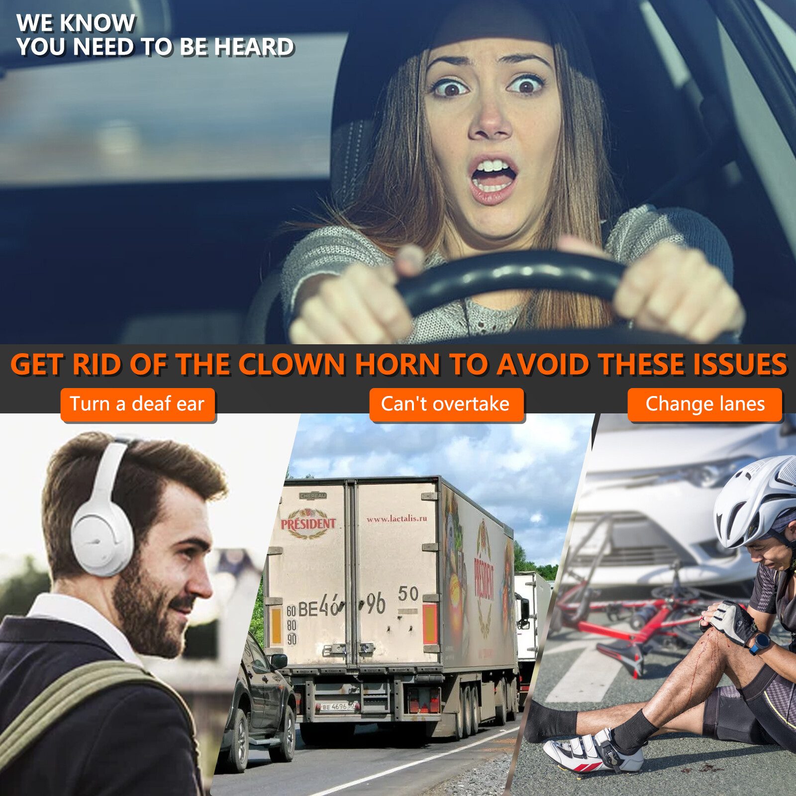 For Honda 2004-2014 - Horn Assembly Low + High Tone 38100-S9V-A12 Snail Horns