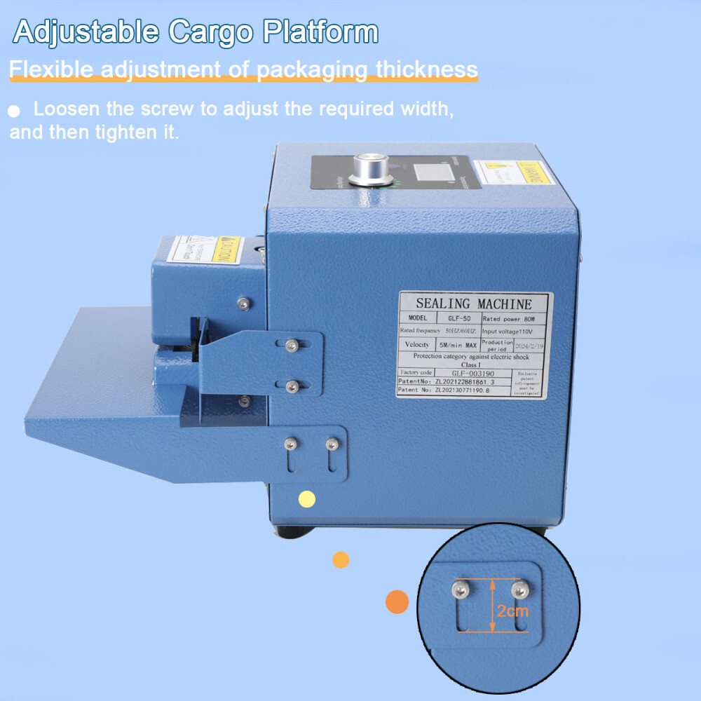 Automatic Continuous Band Sealer Machine with Digital Temperature Control