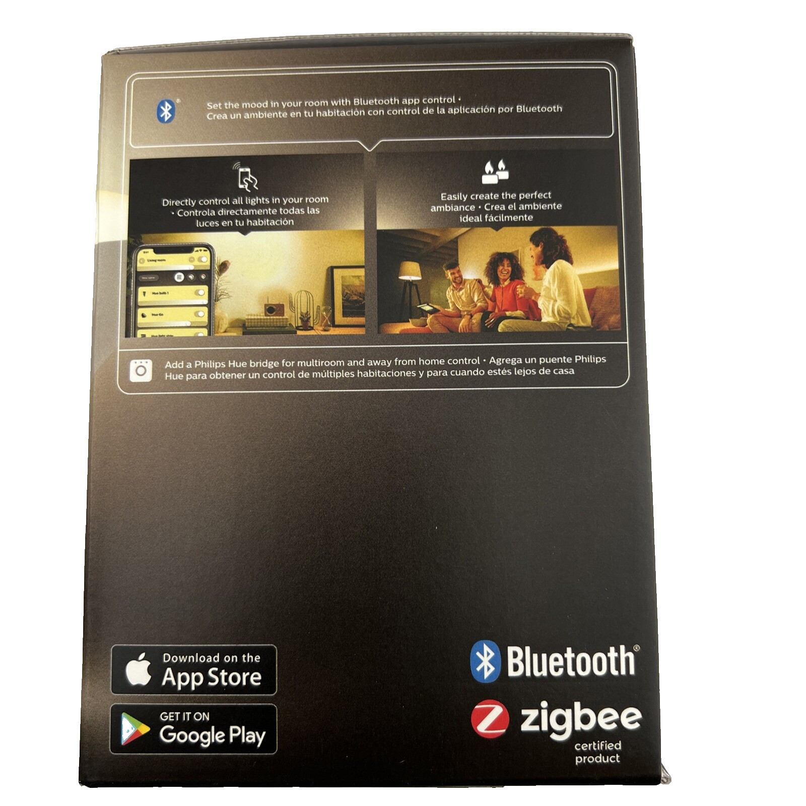 Philips Hue Smart LED Flood Light Bulb BR30 Bluetooth Zigbee Soft White 2 Pack