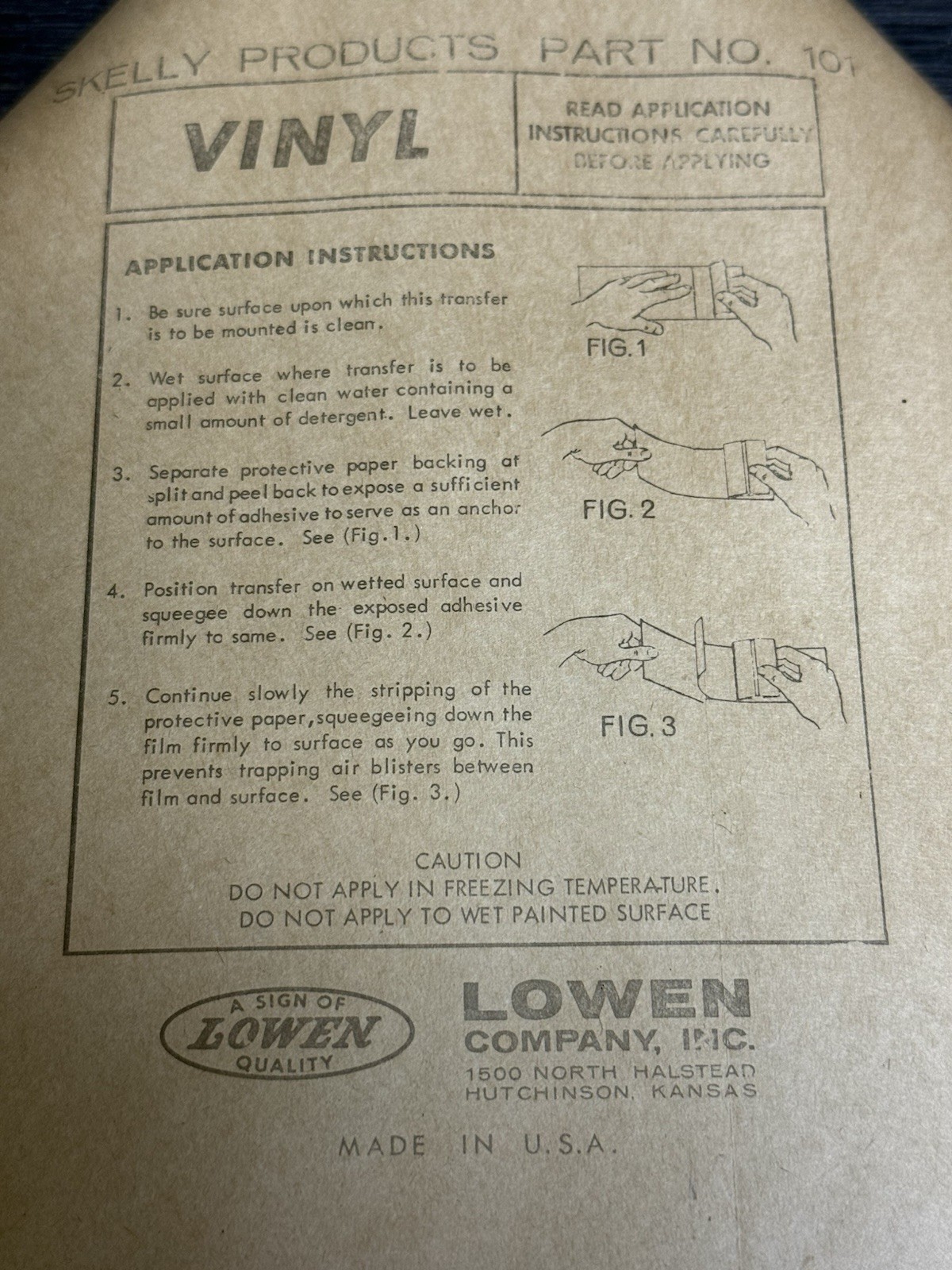 RARE Vintage SKELLY PRODUCTS Gas Pump Gas Oil Station Advertising Decal Sticker