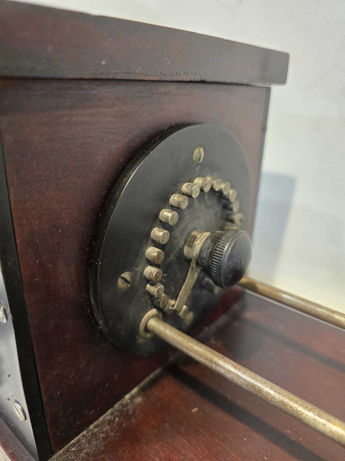 1917 DOUBLEDAY-HILL ELECTRIC NAVY TYPE LOOSE COUPLER RECEIVING TRANSFORMER