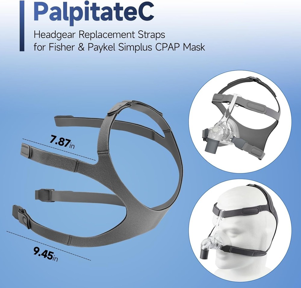 Simplus Full Face Mask Headgear Cushion CPAP Medium/Large