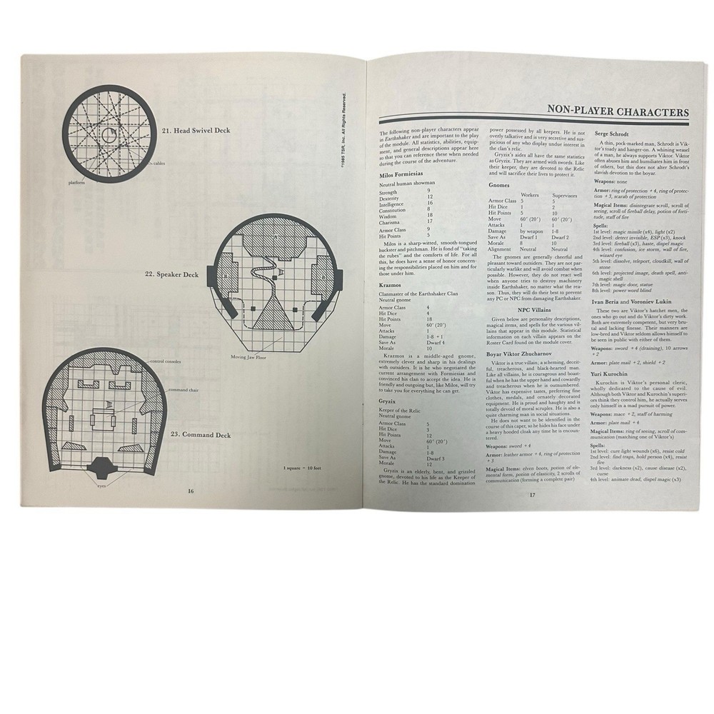 Earthshaker! Adventure Module - Dungeons and Dragons CM4