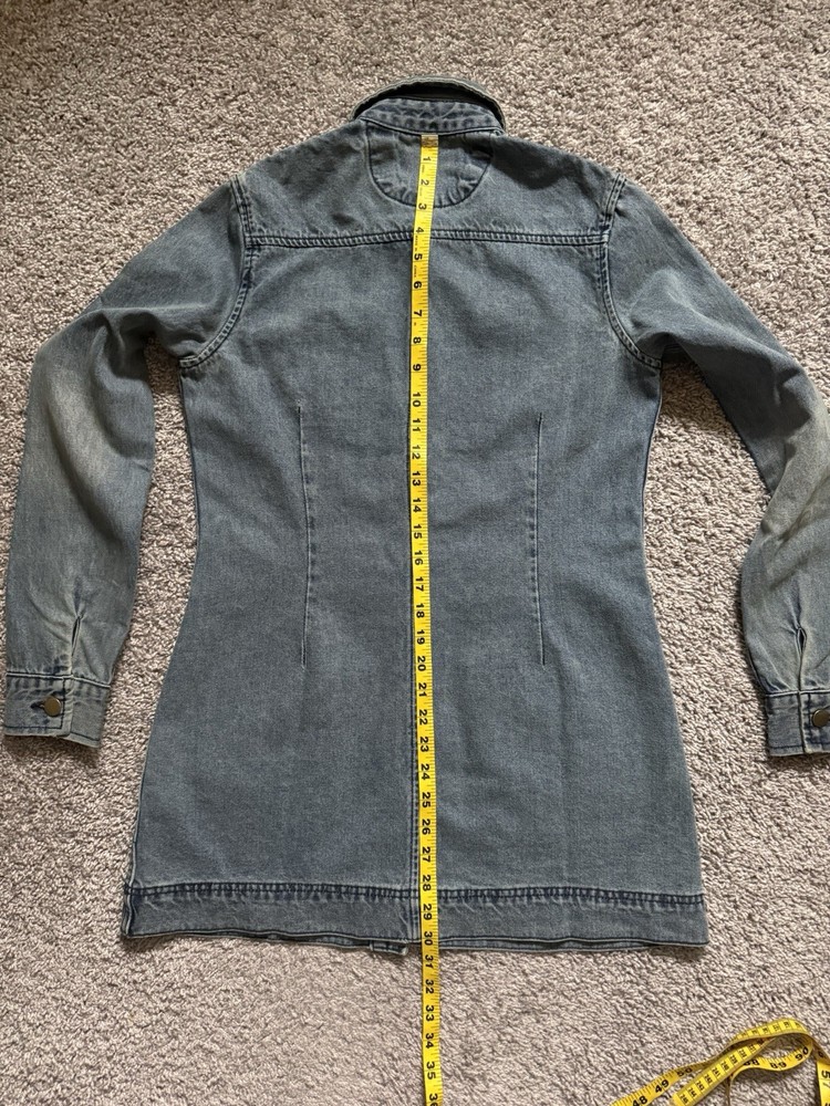 J Peterman Womens Denim Jacket Size S Pockets