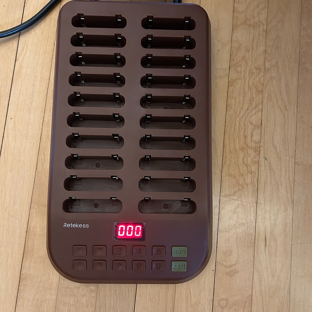 Retekess Queue Wireless Calling System T116 Restaurant 20 Pagers New Open Box