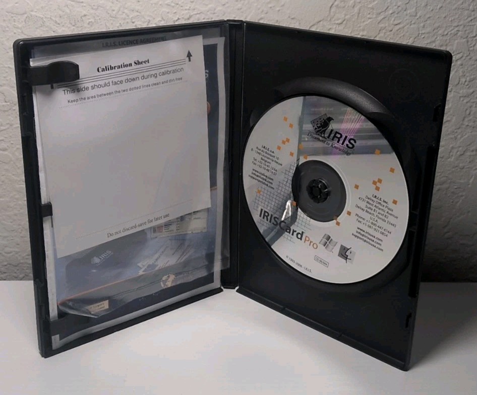 IrisCard Pro PC/Mac Software 3.5 CD ROM (No Machine Included) R32