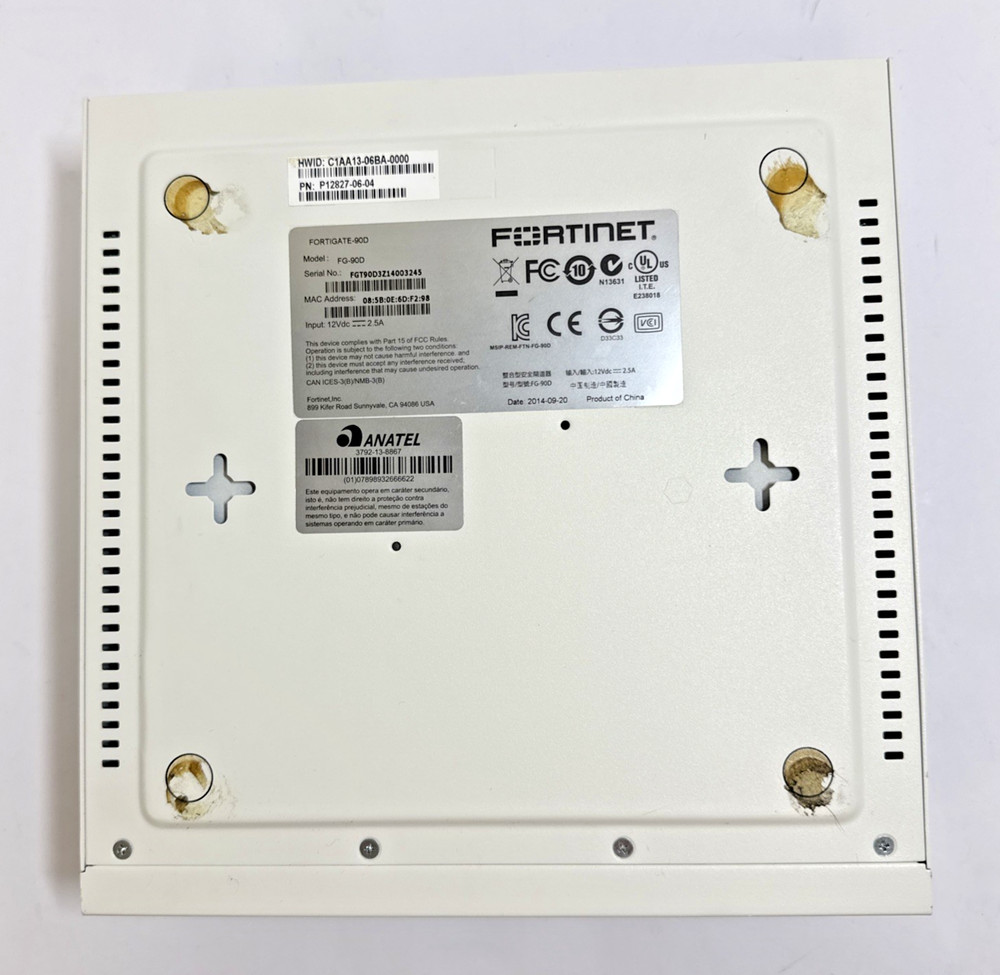 Fortinet Fortigate 90D FG-90D Firewall Network Security Appliance