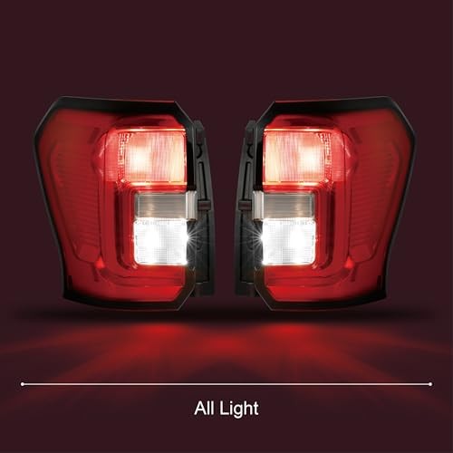Red Halogen Tail Lights Assembly Expedition 2022-2025 Left Driver Side