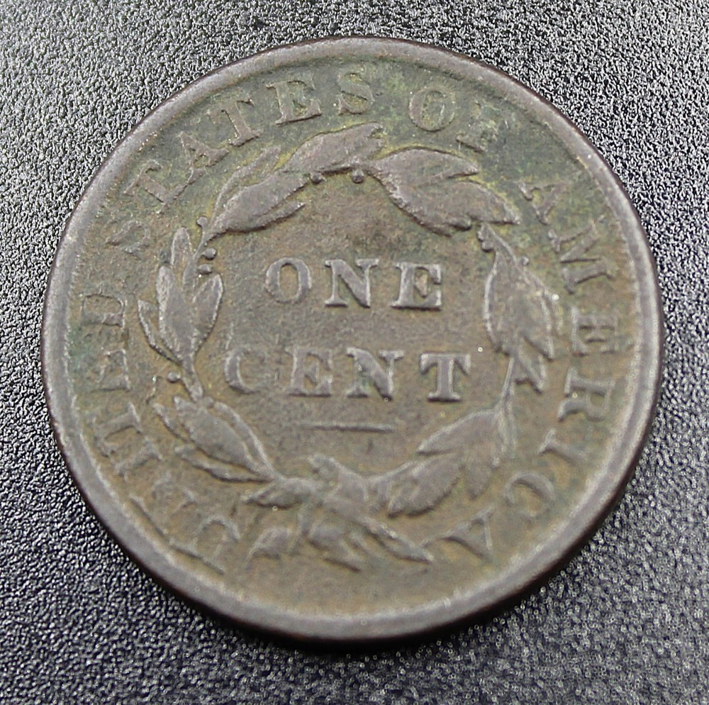 1833 Large Cent Nice Original Medium Brown VG