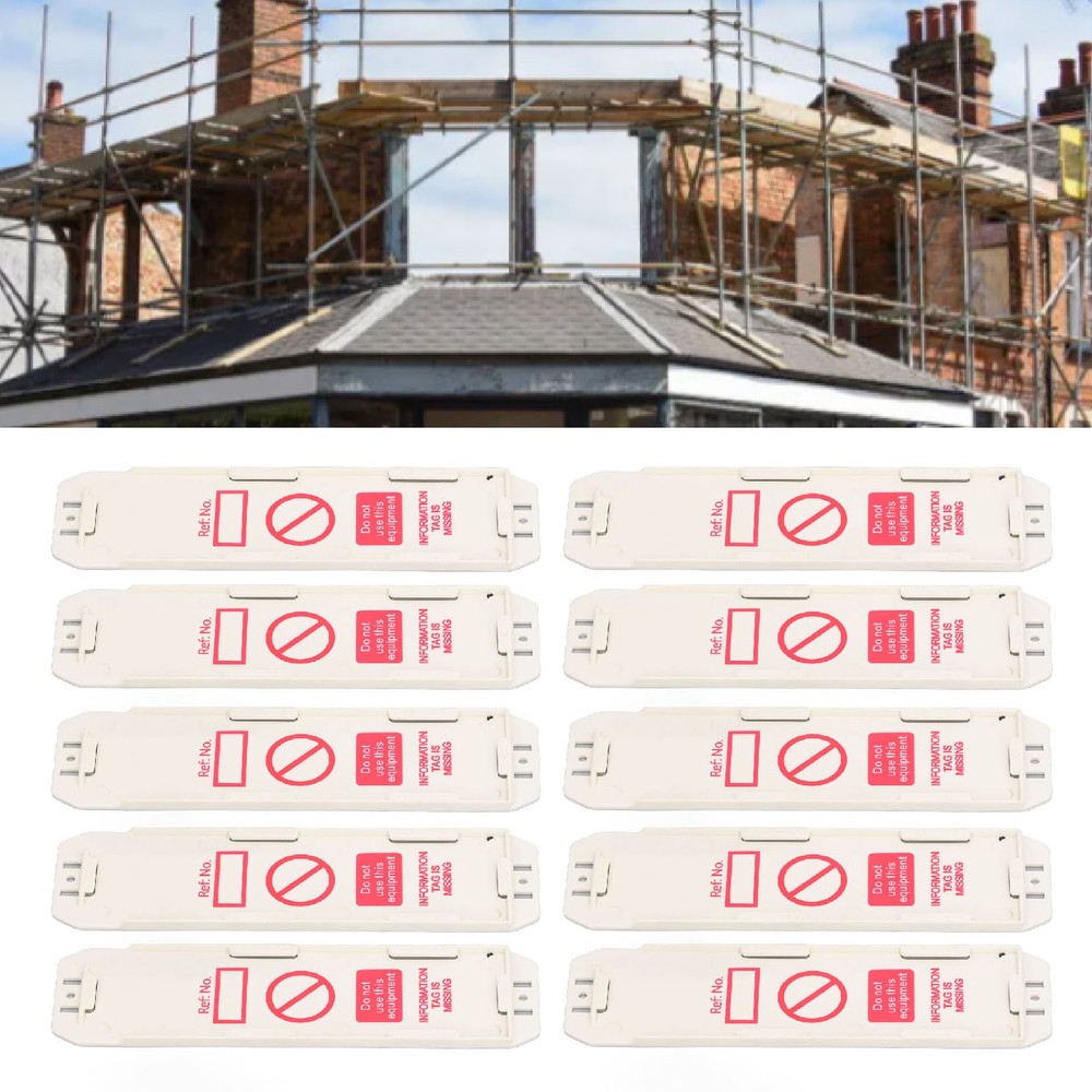 10Pcs Scaffold Status Holder Durable Safe Material For Construction ABS Premium