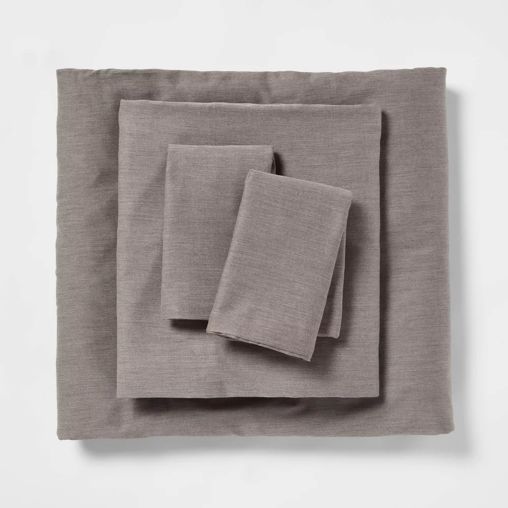 Cotton Blend Sateen Sheet Set - Room Essentials