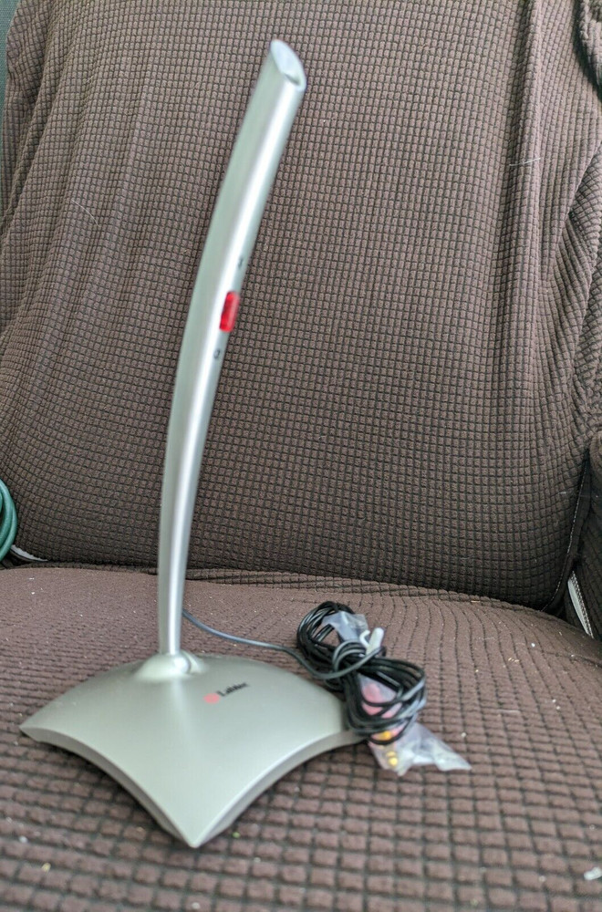 New Labtec Desk Mic 534 PC Desktop Microphone with Mute Switch