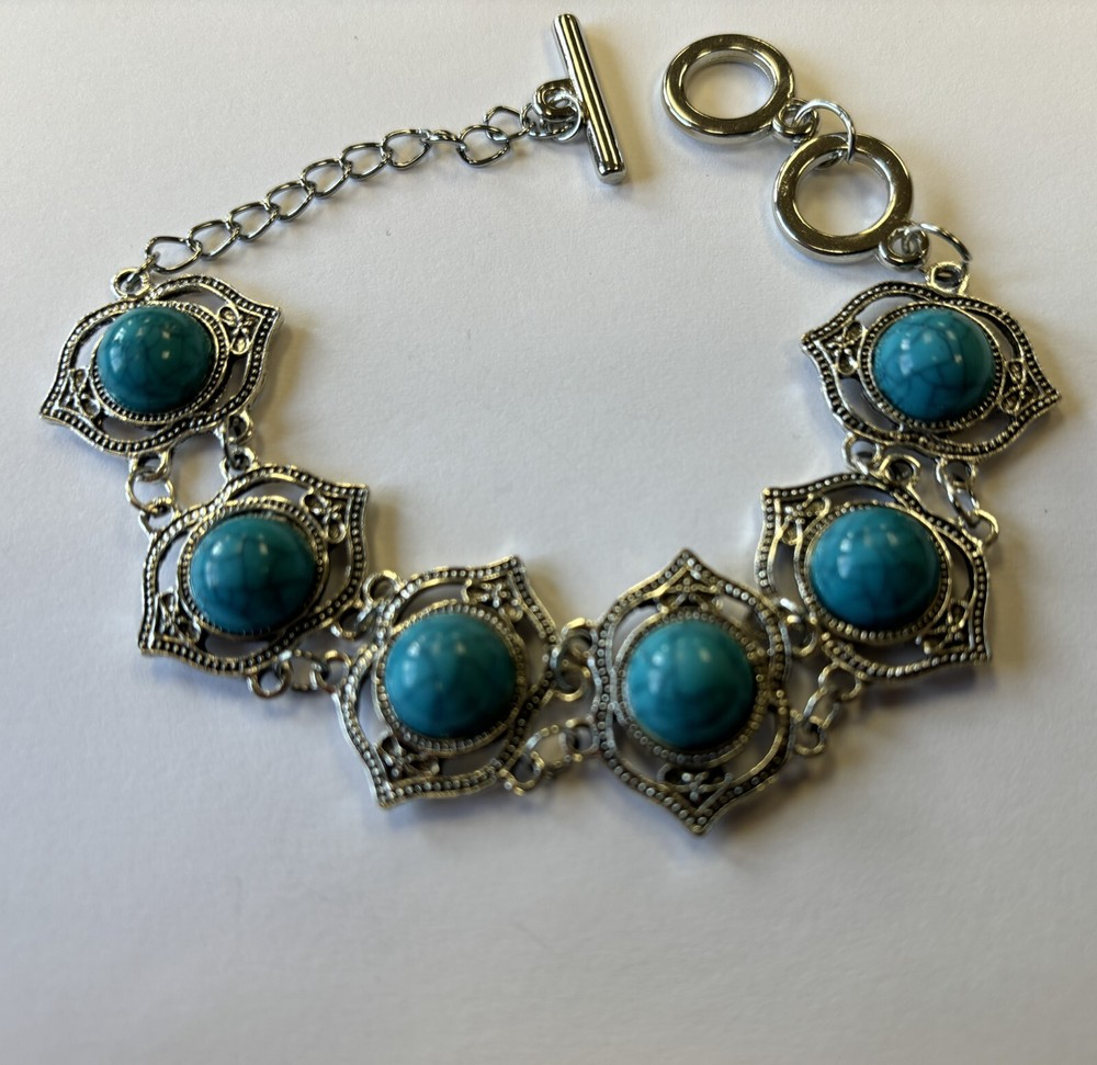 Turquoise Vintage Lord's Eye Bracelet
