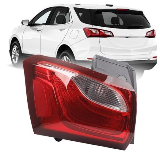 Outer Taillight Assembly Compatible with 2018 2019 2020 Chevy Left Driver Side