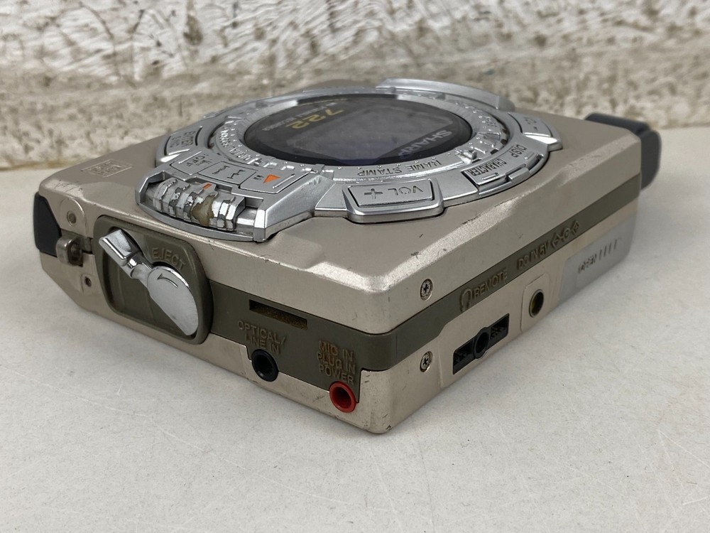 Vintage Sharp MD-MS702-S Portable Mini Disc Recorder Playe