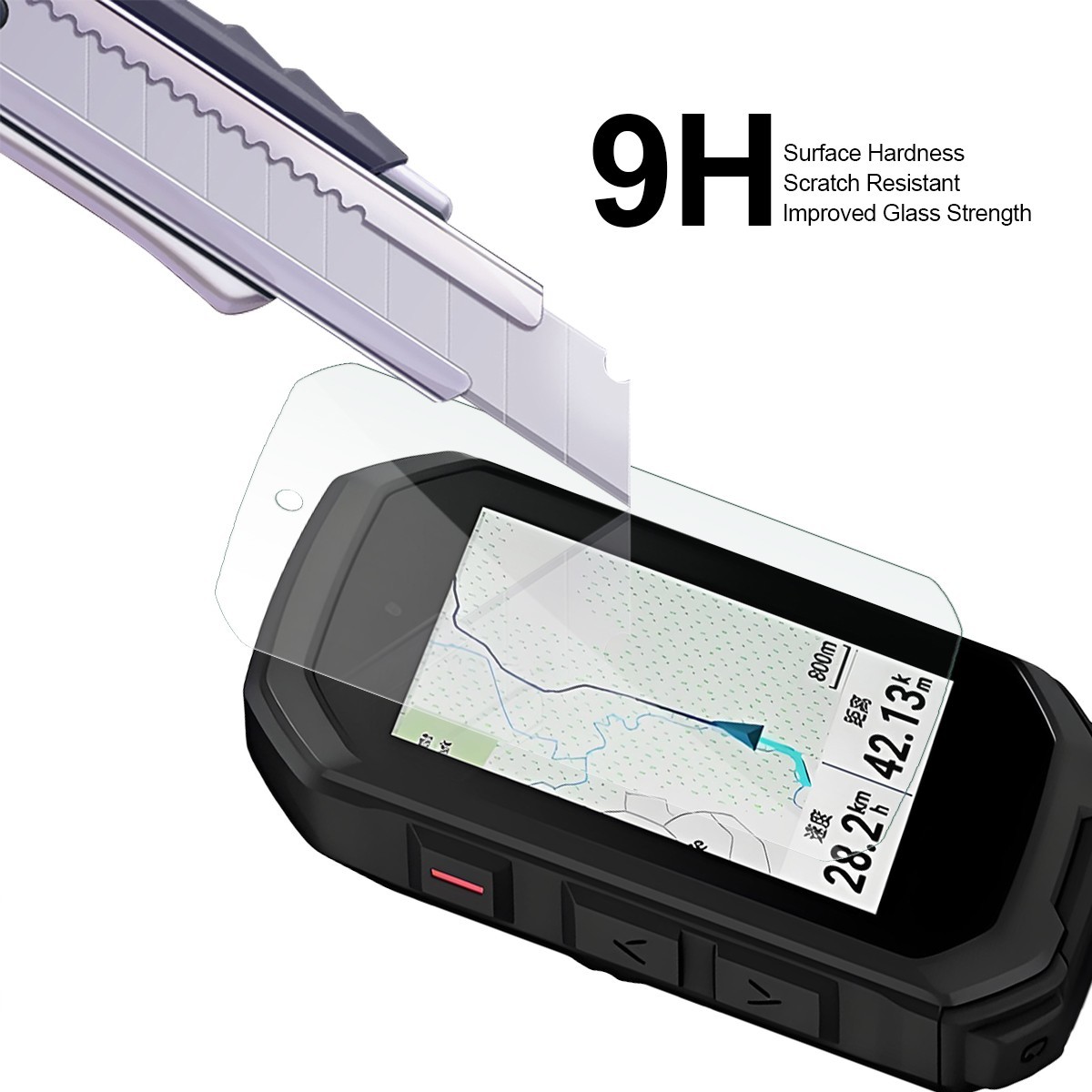 3X Supershieldz Tempered Glass Screen Protector for Garmin Edge MTB
