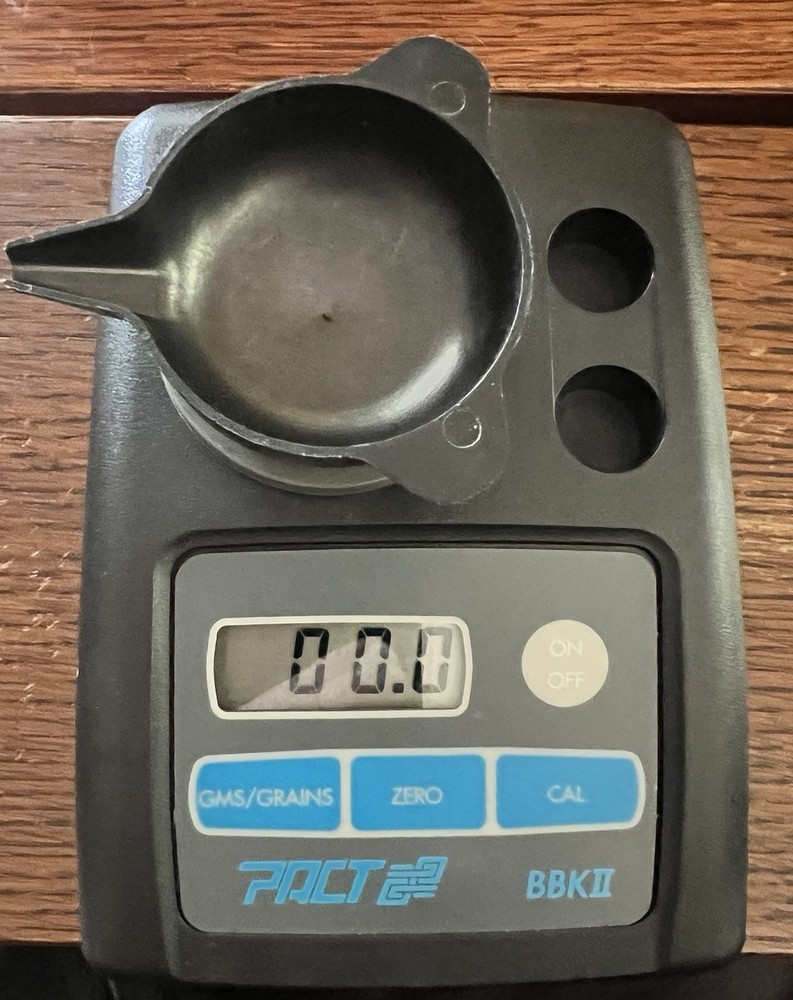 PACT BBK2 BBKII reloading electronic powder scale with weights