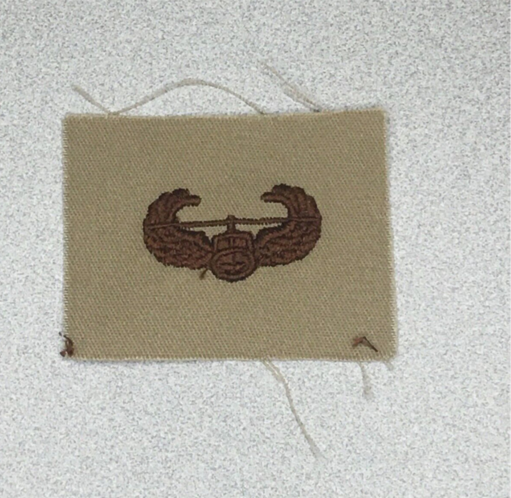 US Army Air Assault Badge Desert DCU Patch