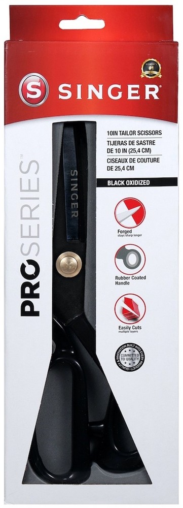 SINGER ProSeries Forged Tailor Scissors 10"-Black