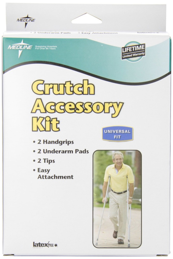 Crutch Accessory Replacement Kit, Gray