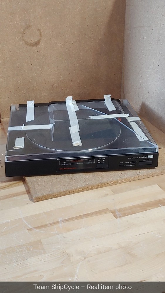 Sansui PL35 Automatic Direct Drive Linear Tracking Turntable Black 1980s G2U